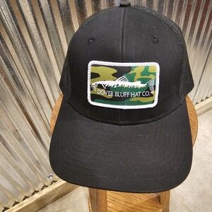 Dover Bluff Hat Co. Black Cap